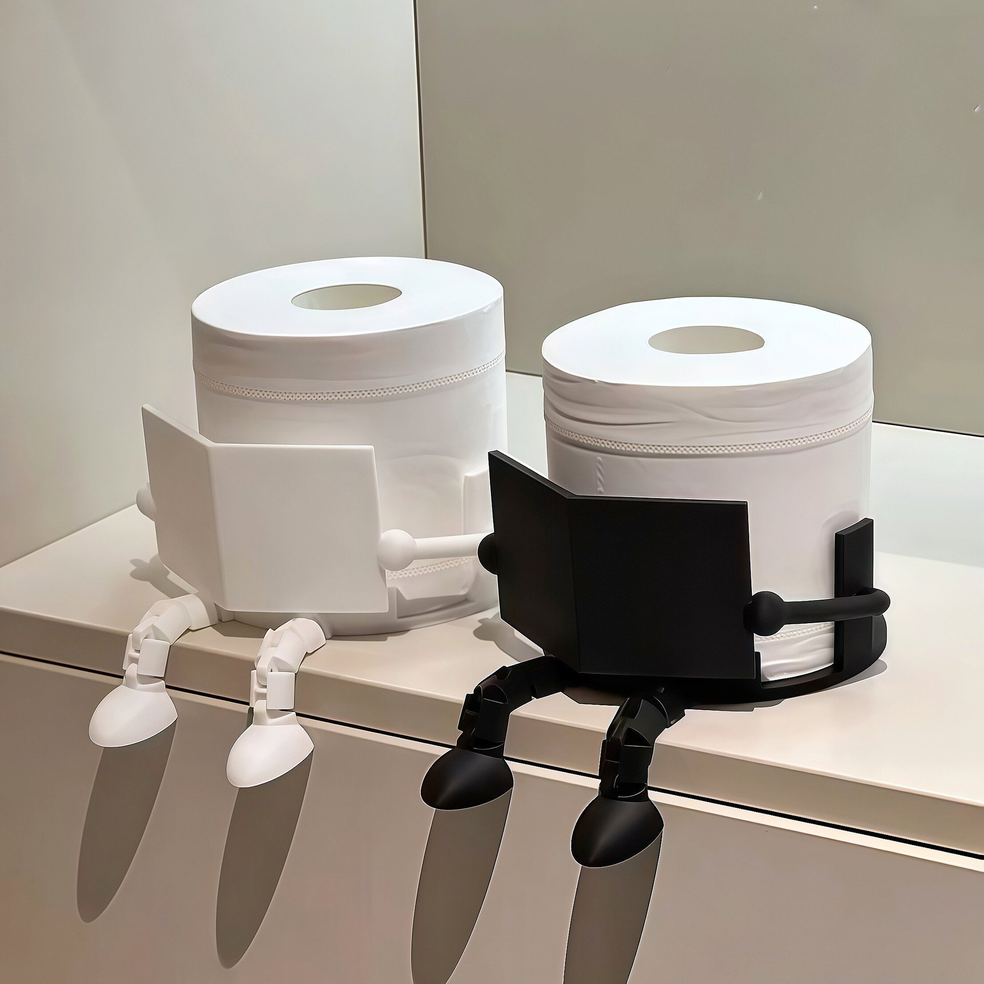 3D Printing Household Items - 3D baskılı rulo kağıt tutucu -