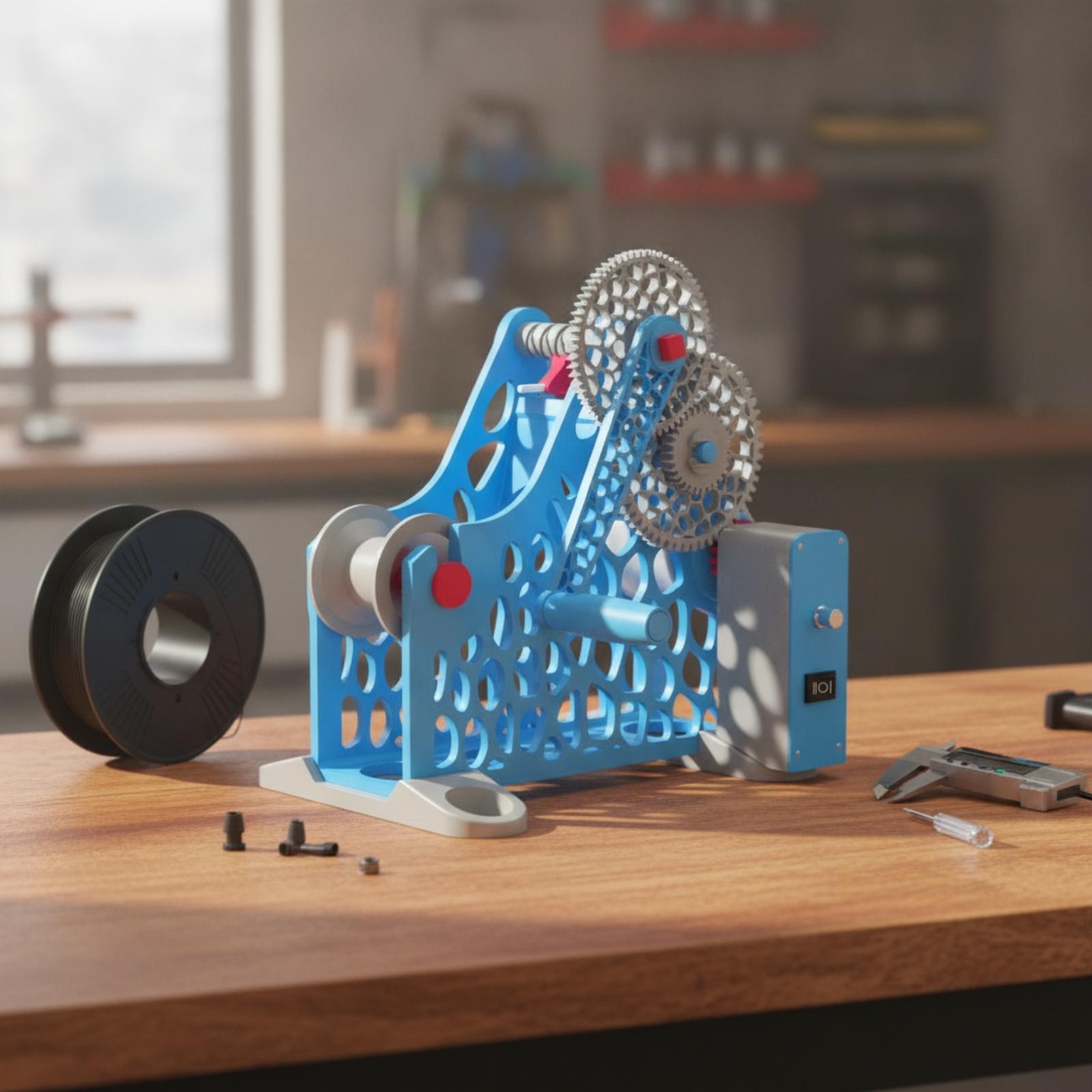 3D Printing Filament - 3D Baskı Filament Sarıcı Makinesi, Makara
