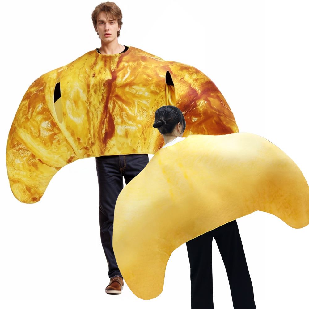 3D Printing In Food - Kruvasan Kostüm Ekmek Cosplay Kostüm Karnaval