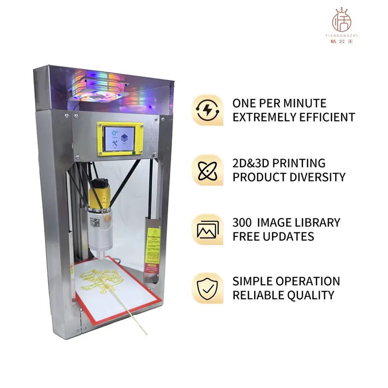 3D Printing Vendor - CE Sertifikalı Şeker Sanatı 3D Yazıcı