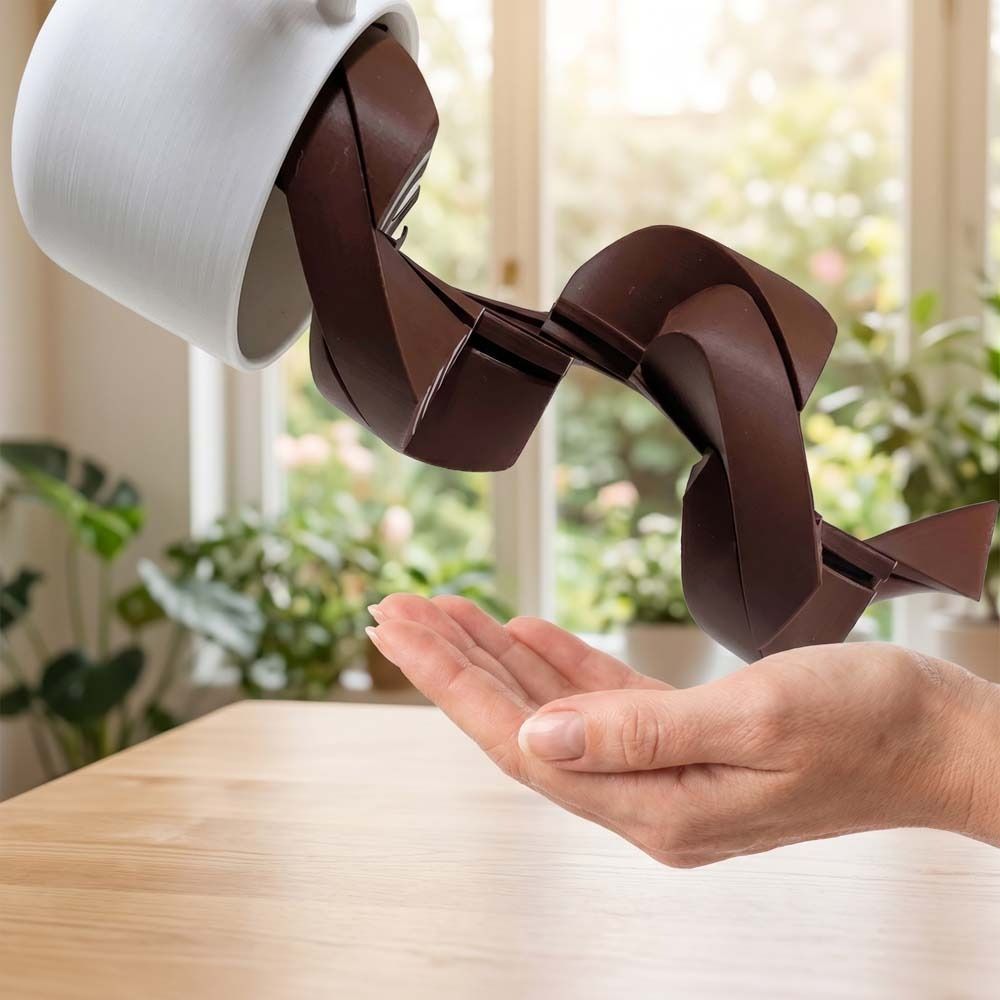 3D Printing Material - Gerçekçi Tasarım 3D Baskılı Kahve Dökülmesi