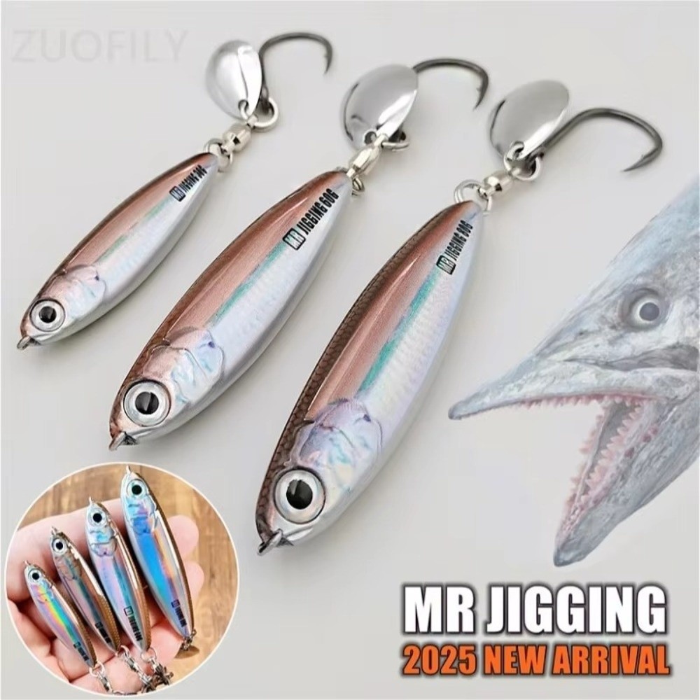 3D Printing Lure - 30g/40g/60g Kısa Tombul Demir Plaka Yem