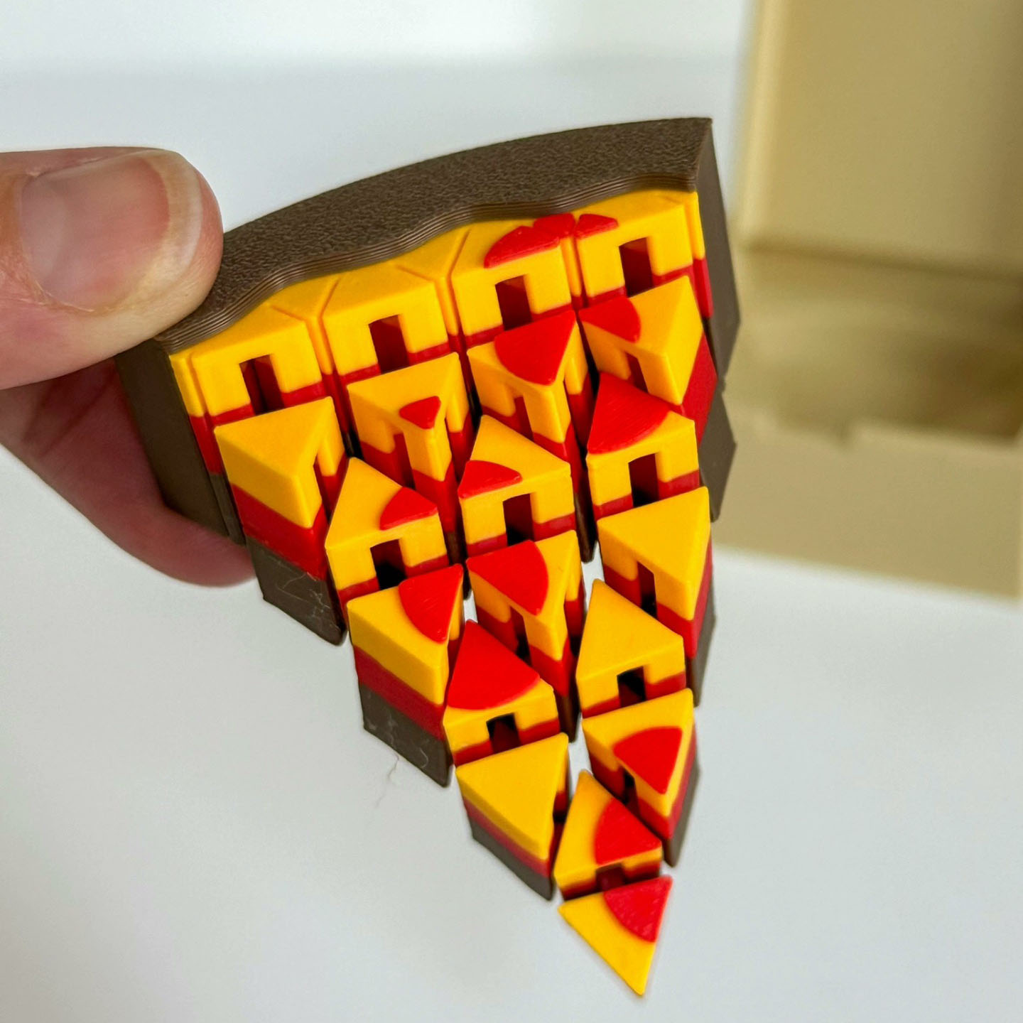 3D Printing In Food - 3D Baskılı Mini Pizza Heykelciği, Hareketli