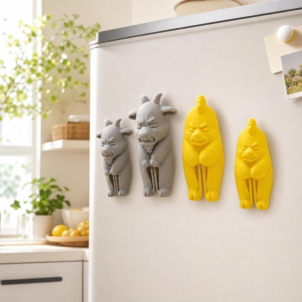 3D Printing In Food - 2 adet Dekoratif Klips 3D Baskılı
