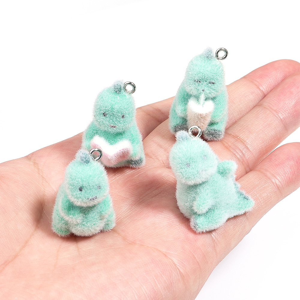 3D Printing Keychain - 4 Adet 3D Mini Dinozor Kolye