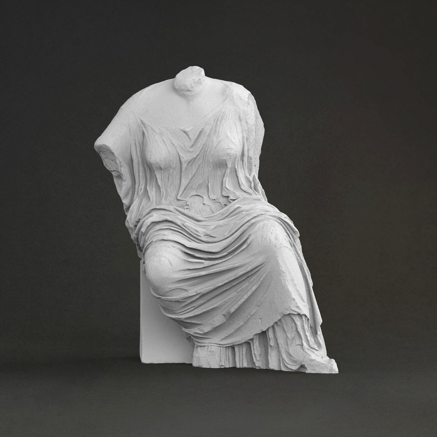 3D Printing Material - 'Hestia' Heykeli, 3D Baskı Reçine Malzemesi,