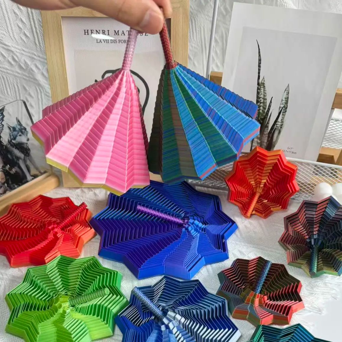 3D Printing Household Items - 1 adet 3D baskı altıgen dönen
