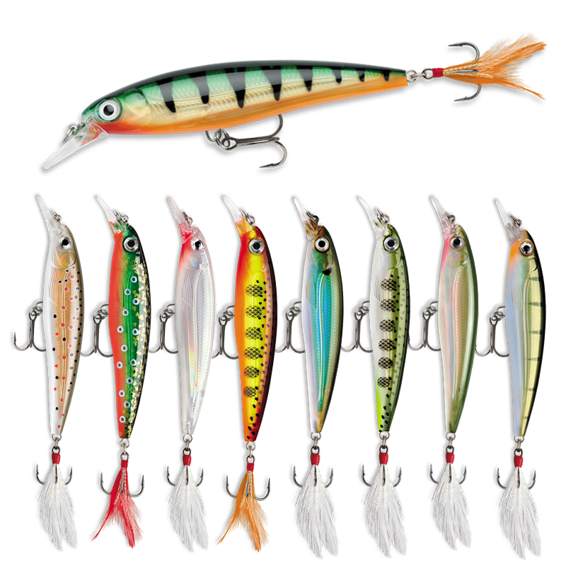 3D Printing Lure - Yüzer Minnow balıkçılık Lures 70mm 7.2g