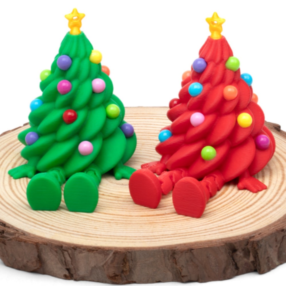 3D Printing Household Items - 3D Baskılı Noel Ağacı Figürleri Çok