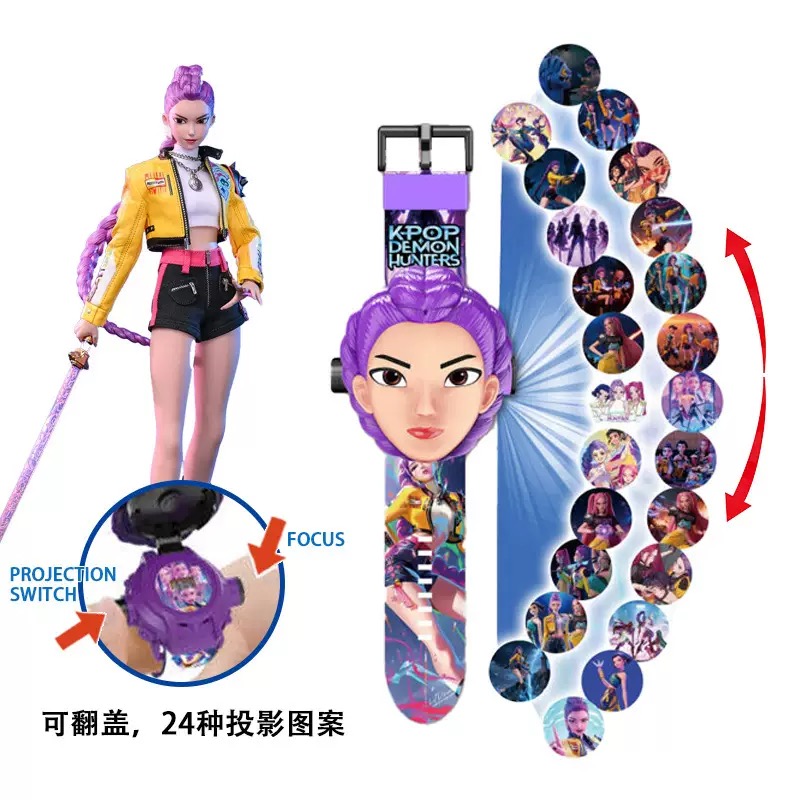 3D Printing Watch - Yeni Anime 24 Desen 3D Projeksiyon
