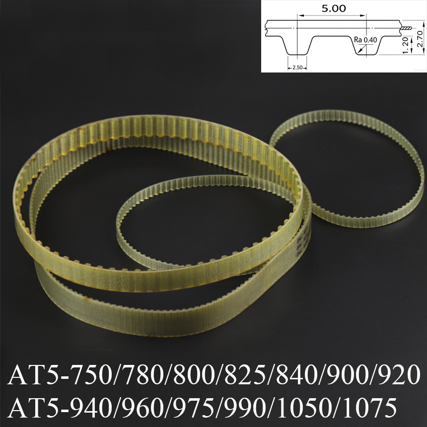 Timing Belt - AT5-750/780/800/825/840/900/920/940/960/975/990/1050/1075 5mm Adımlı AT5 PU Çelik