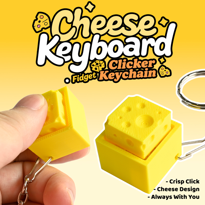 3D Baskılı Peynirli Anahtar Fi - 3D Printing Keychain incelemesi ve fiyatı