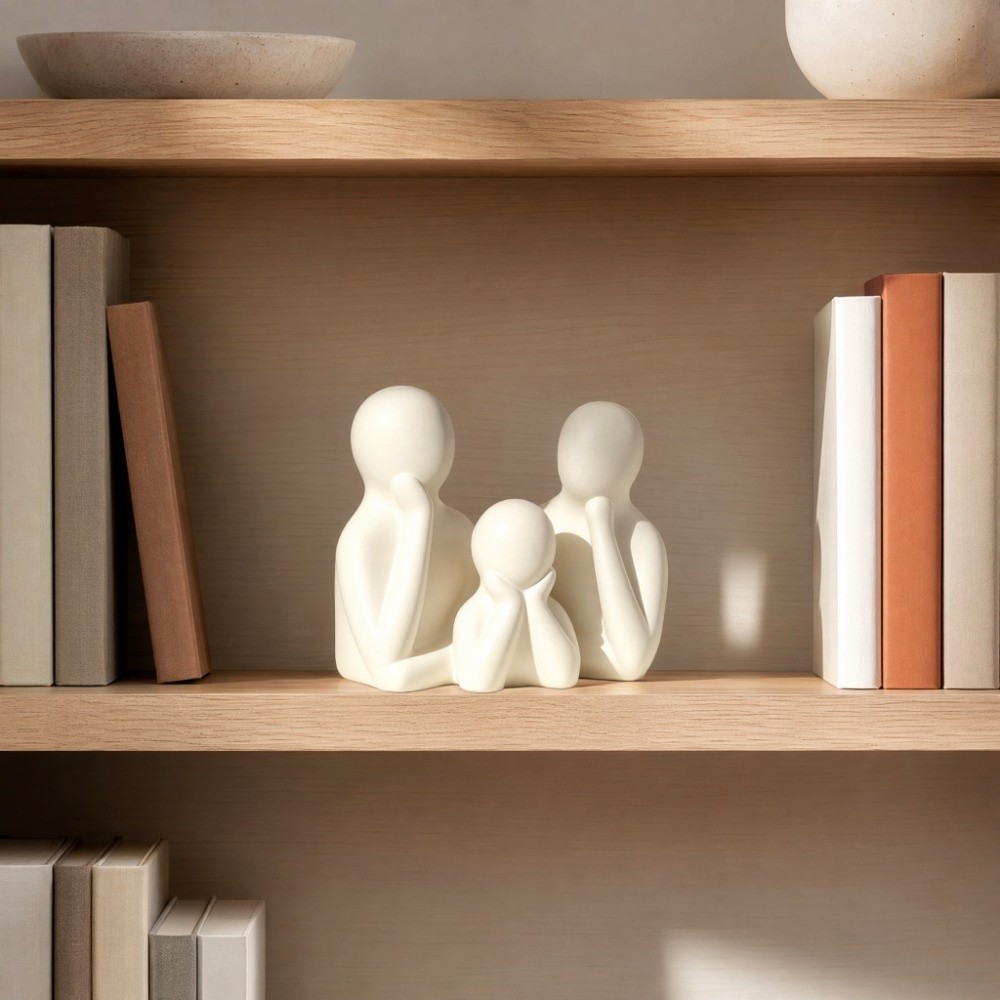 Sarılan Çift Heykeli Soyut Ail - 3D Printing Nyc incelemesi ve fiyatı