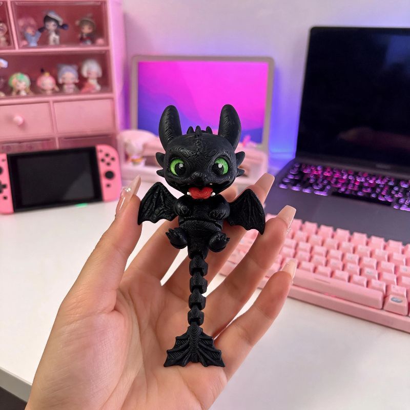 3D Baskılı Eklemli Ejderha Kol - 3D Printing Keychain incelemesi ve fiyatı