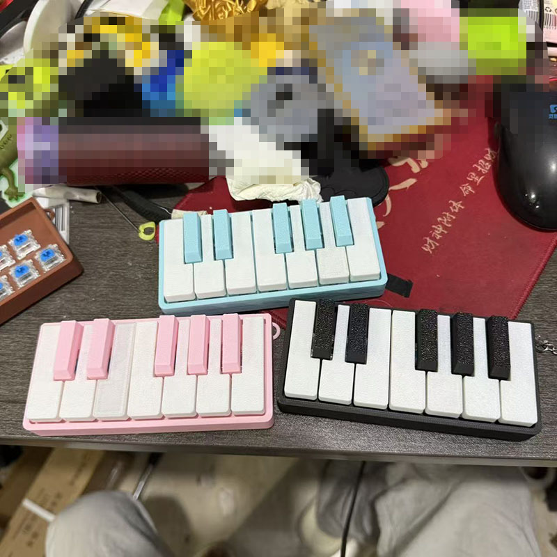 3D Baskılı Piyano Stres Çarkı  - 3D Printing Keychain incelemesi ve fiyatı