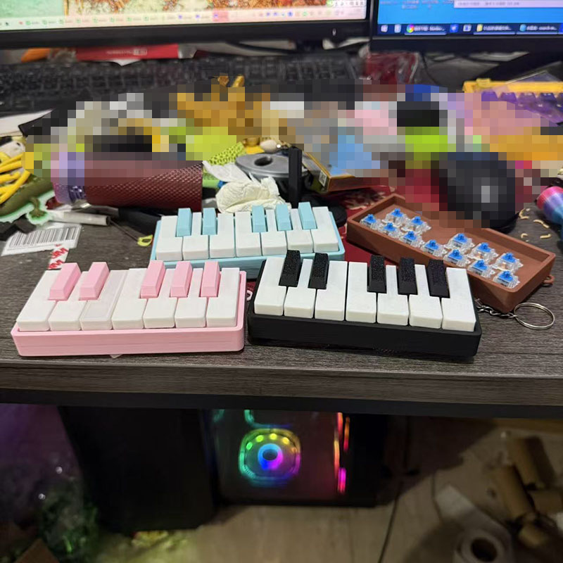 3D Baskılı Piyano Stres Çarkı  - 3D Printing Keychain incelemesi ve fiyatı