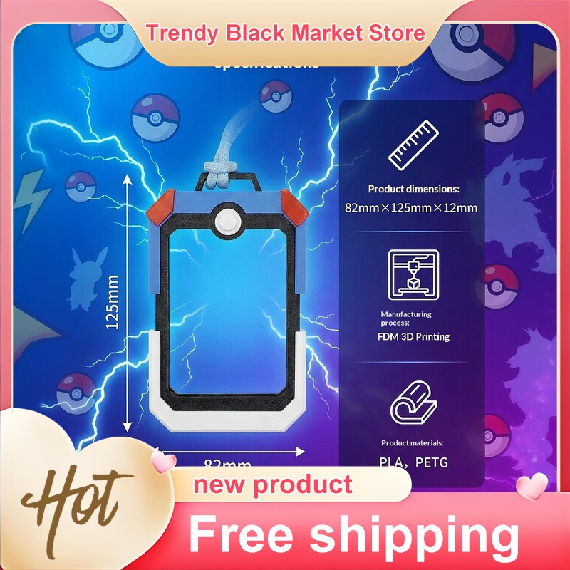 PTCG Pokemon Kartı Tuğla Ekran - 3D Printing Card incelemesi ve fiyatı