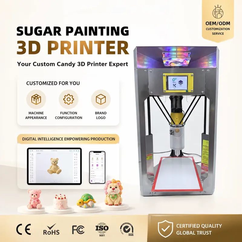 CE Sertifikalı Şeker Sanatı 3D - 3D Printing Vendor incelemesi ve fiyatı