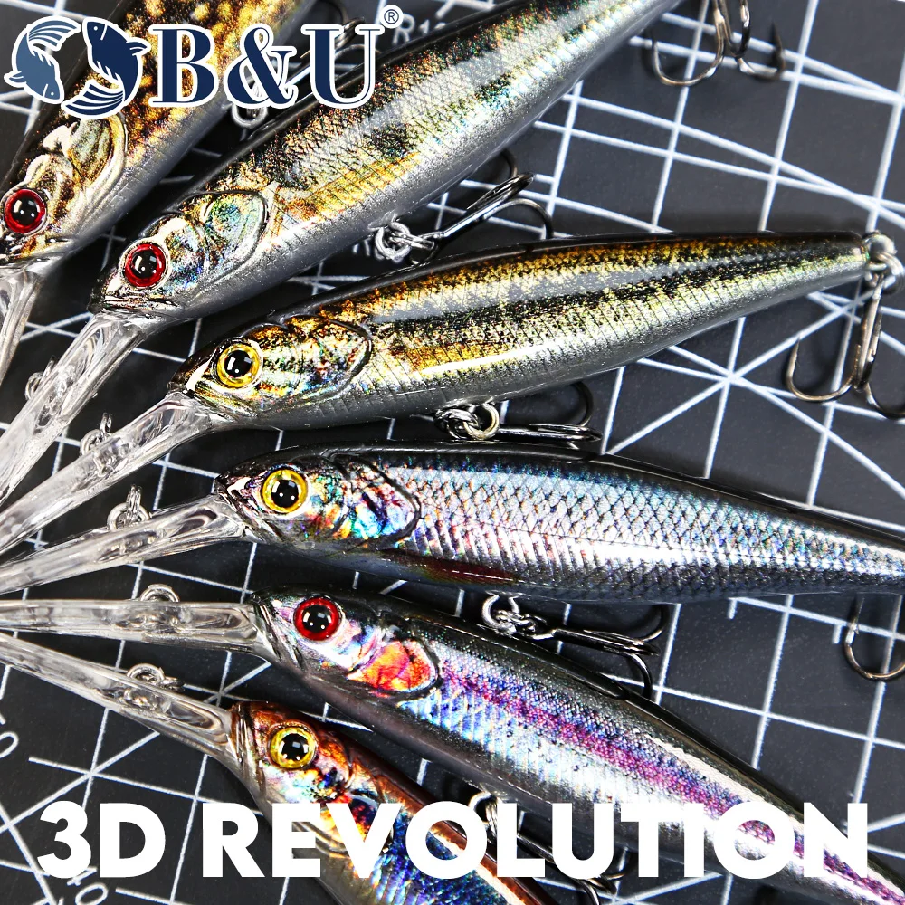 B&U 68mm 3D Baskı Shad Asma Mi - 3D Printing Lure incelemesi ve fiyatı