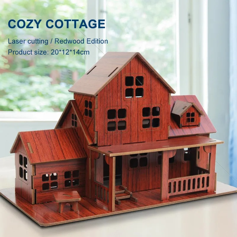 3D Ahşap Yapboz Model Oyunları - 3D Printing House incelemesi ve fiyatı