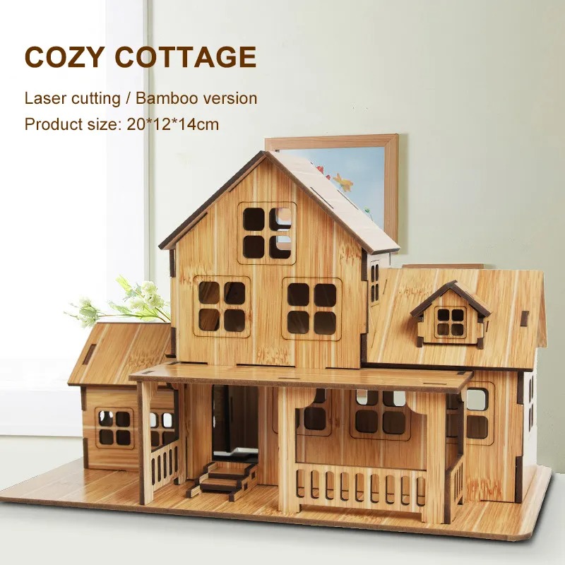 3D Ahşap Yapboz Model Oyunları - 3D Printing House incelemesi ve fiyatı