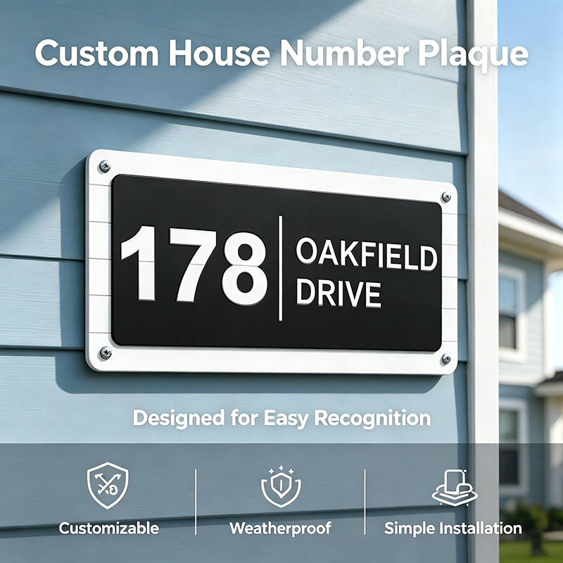 Özel 3D Baskılı Ev Numarası Ta - 3D Printing House incelemesi ve fiyatı
