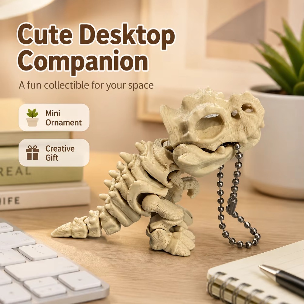 3D Baskılı Tyrannosaurus Rex İ - 3D Printing Keychain incelemesi ve fiyatı