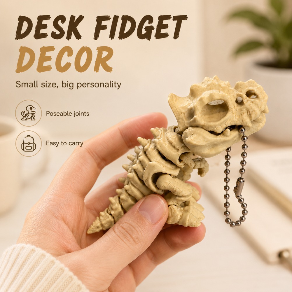 3D Baskılı Tyrannosaurus Rex İ - 3D Printing Keychain incelemesi ve fiyatı