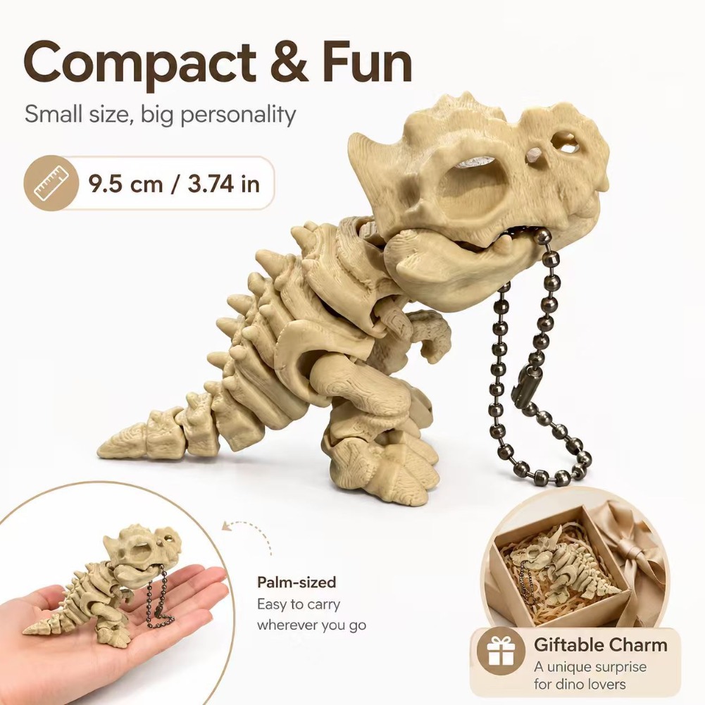 3D Baskılı Tyrannosaurus Rex İ - 3D Printing Keychain incelemesi ve fiyatı