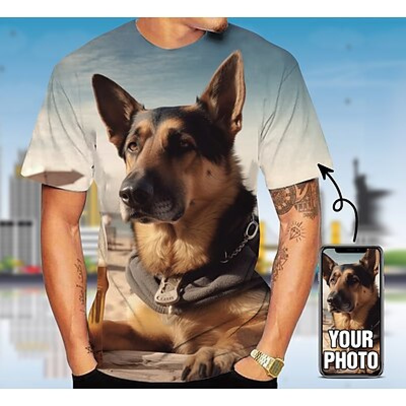 Erkekler için özel Pet T Shirt - 3D Printing Services incelemesi ve fiyatı