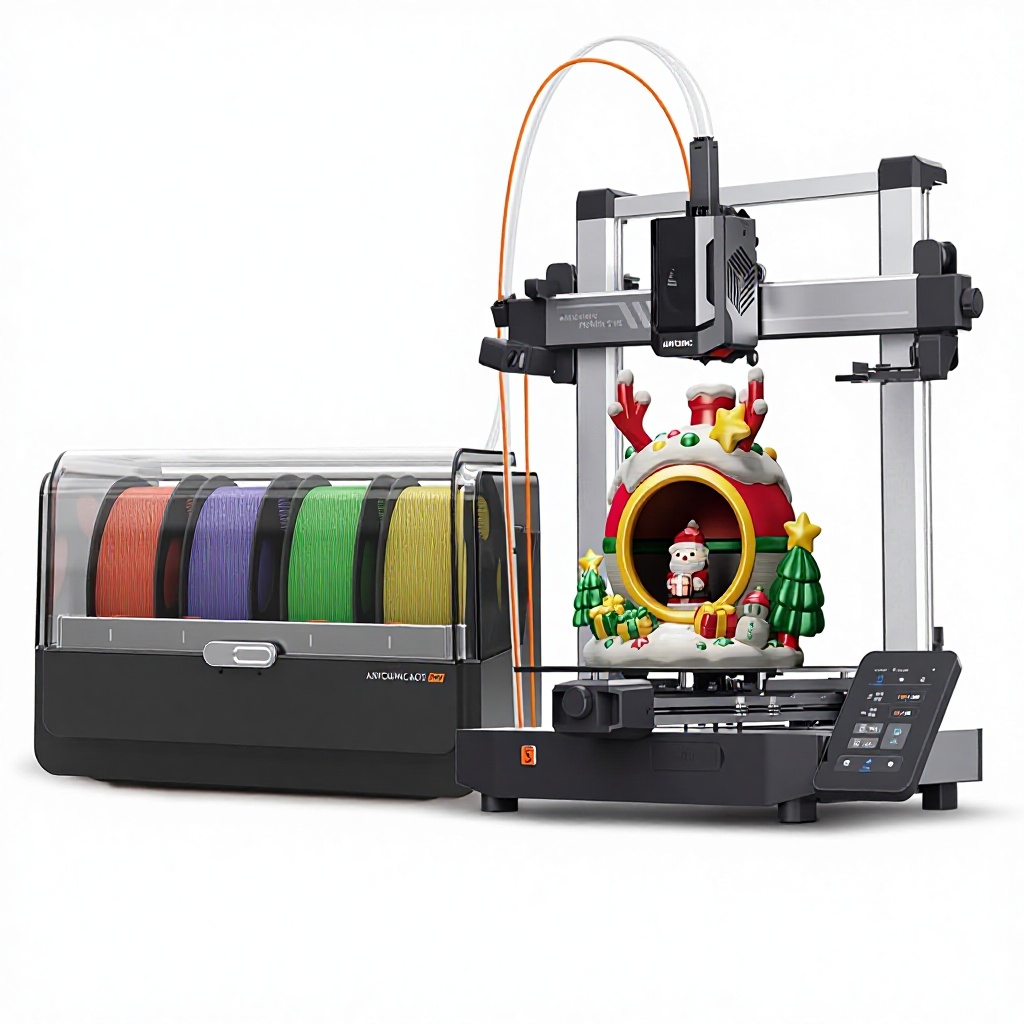 Kobra 3 V2 Combo 3D Yazıcı içi - 3D Printing Filament incelemesi ve fiyatı