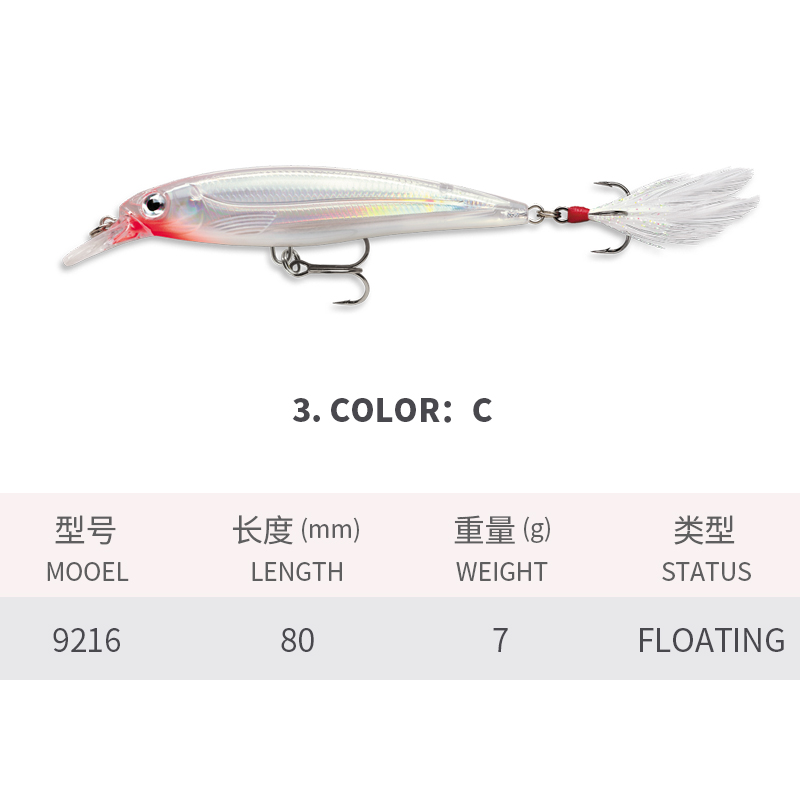 Yüzer Minnow balıkçılık Lures  - 3D Printing Lure incelemesi ve fiyatı