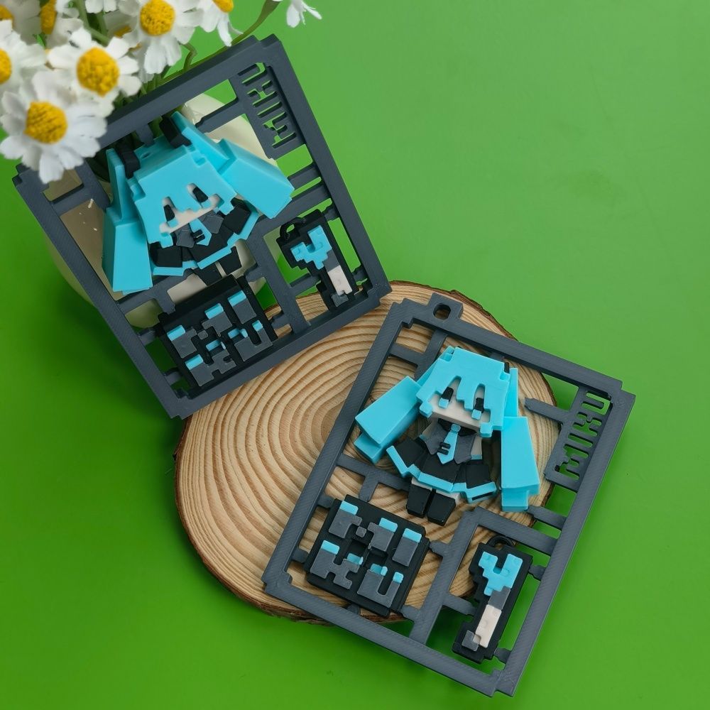3D Baskılı Sevimli Piksel Hats - 3D Printing Keychain incelemesi ve fiyatı
